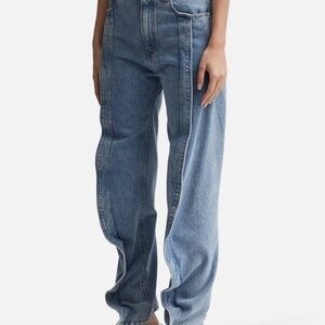 Y/Project Evergreen Blue Banana Jeans French Avant-Garde Parisian Street Style